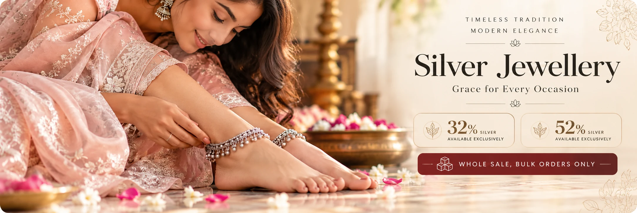 Silver jewellery collection